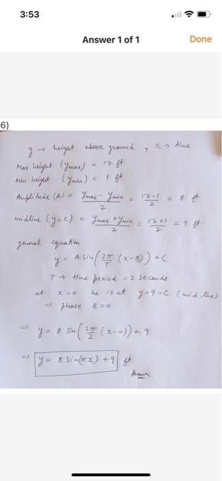 Solved please help with question 6please confirm if the math | Chegg.com