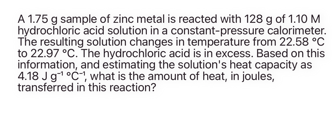 Solved A 175g ﻿sample Of Zinc Metal Is Reacted With 128g 1655