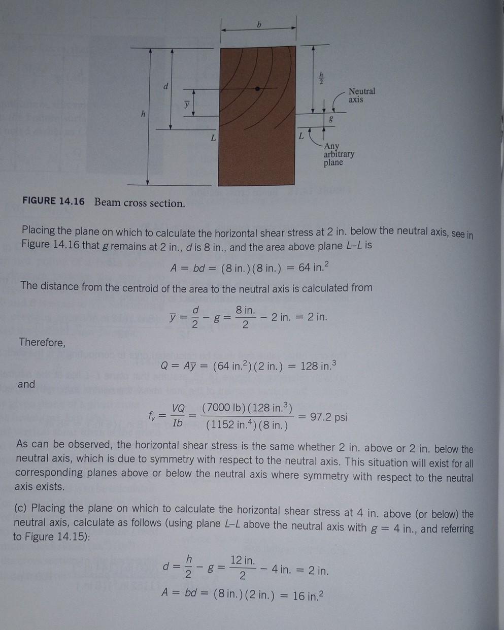 Solved Calculate the section modulus for the cross section