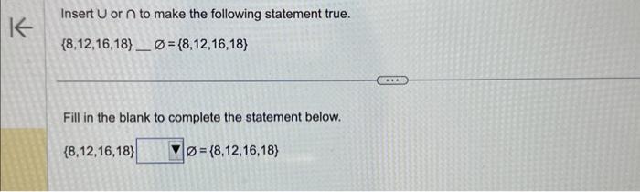 Solved Fill in the blank to complete the statement below. | Chegg.com