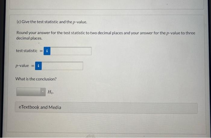 Solved Test whether there is a difference between two groups | Chegg.com