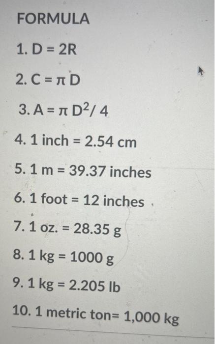 Solved 1.A circular object has a radius of 9.58 cm. its | Chegg.com