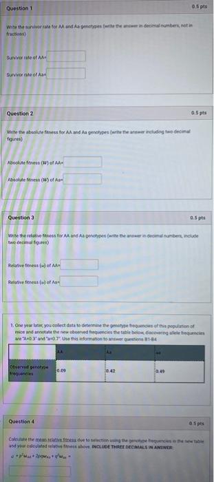 Solved You conduct an experiment in a mice population that | Chegg.com