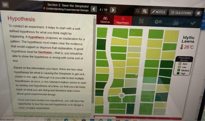 Section 2: Save the Simploids! Understanding | Chegg.com