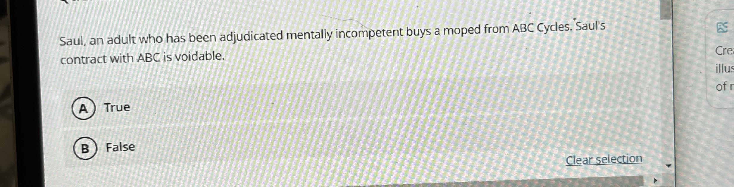 Solved Saul, an adult who has been adjudicated mentally