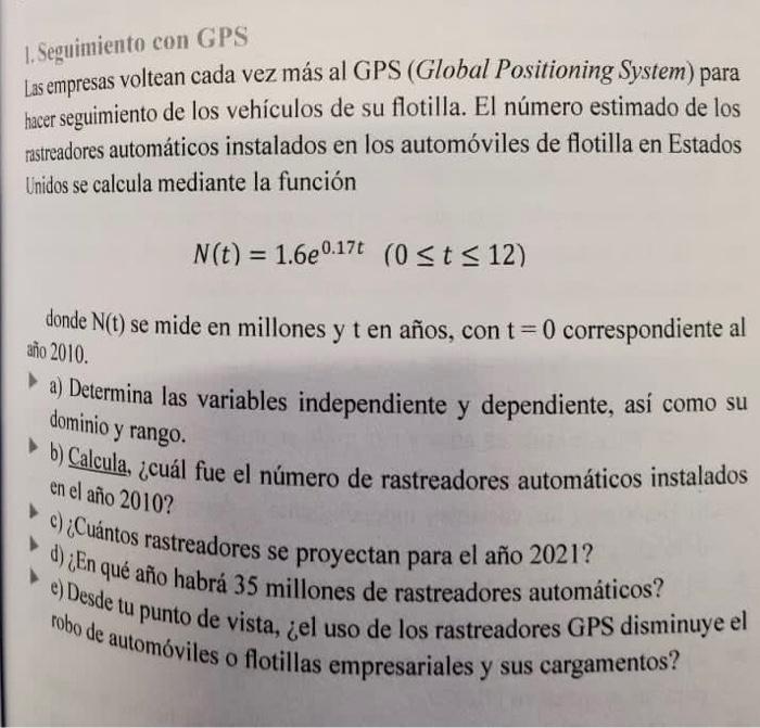 1.Seguimiento con GPS Las empresas voltean cada vez más al GPS (Global Positioning System) para hacer seguimiento de los vehí