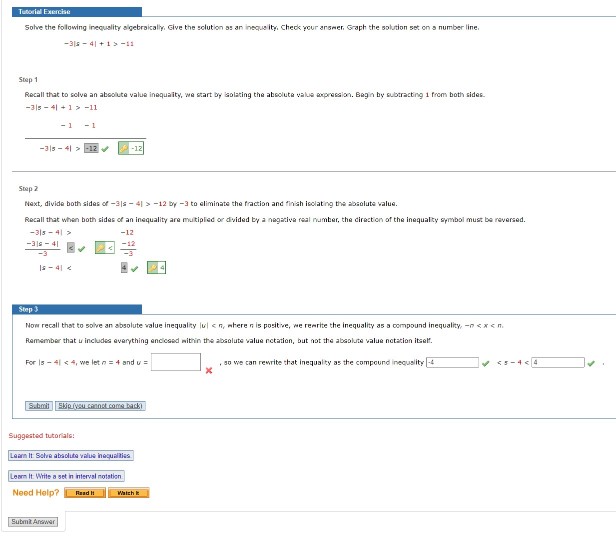 Solved Only need help with what u=____________Solve the | Chegg.com