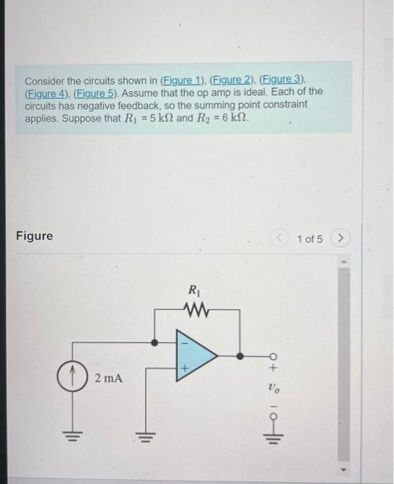 Solved Consider The Circuits Shown In (Figure 1), (Figure | Chegg.com