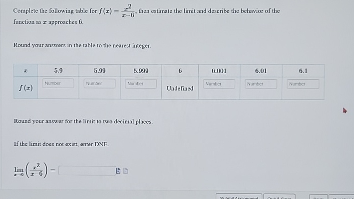 Solved Complete The Following Table For F X X X Then Chegg Com