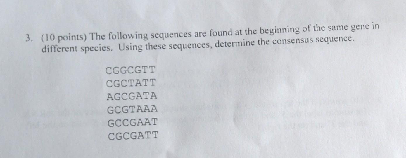 Solved The following protein sequence was made. NMET TYR