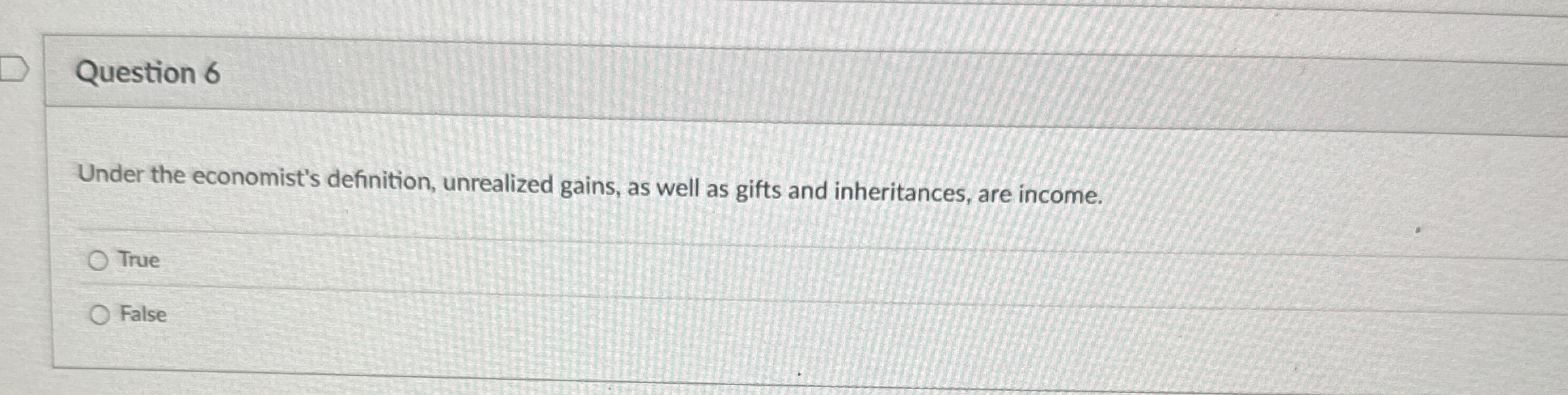 Solved Question 6Under the economist's definition,