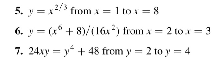 Solved Find the exact arc length of the curve over the | Chegg.com