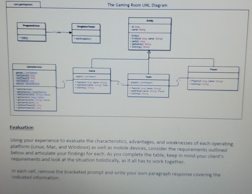 Solved NEED HELP WITH DEVELOPMENT REQUIREMENTS AND | Chegg.com