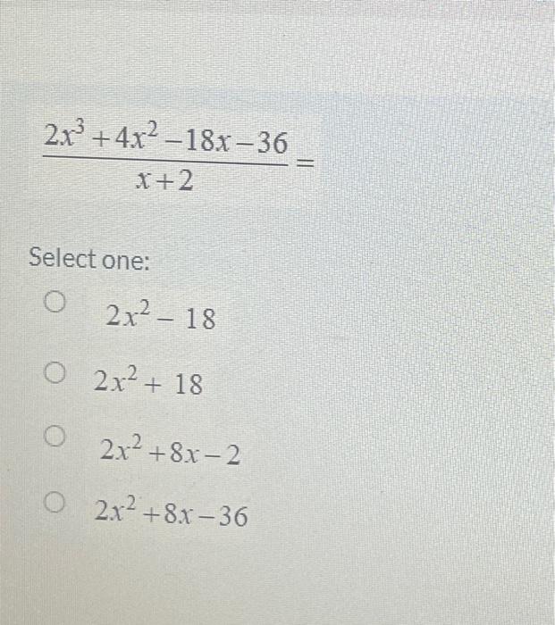 x 4 x 3 11x 2 9x 18 0