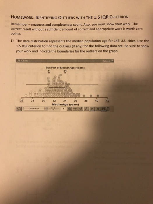 2.5 Worksheets Iqr Outliers