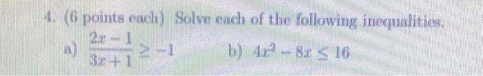 Solved 1. (4 points each) Simplify each of the following. | Chegg.com