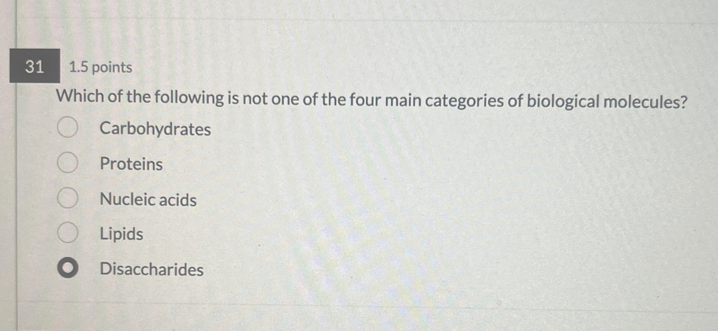 Solved 311.5 ﻿pointsWhich of the following is not one of the | Chegg.com