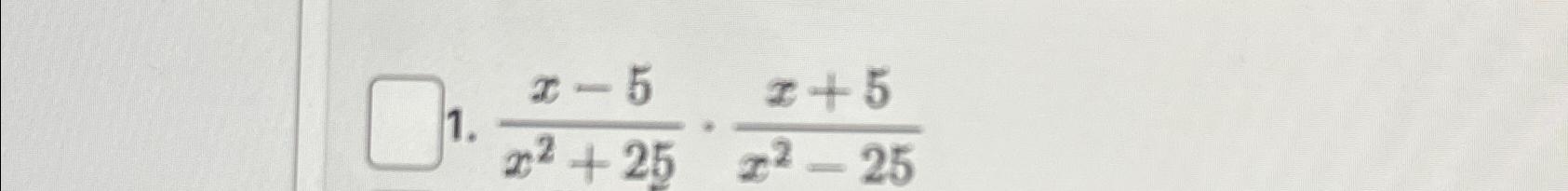 5 x )( x2 5x 25 )= 5x x3