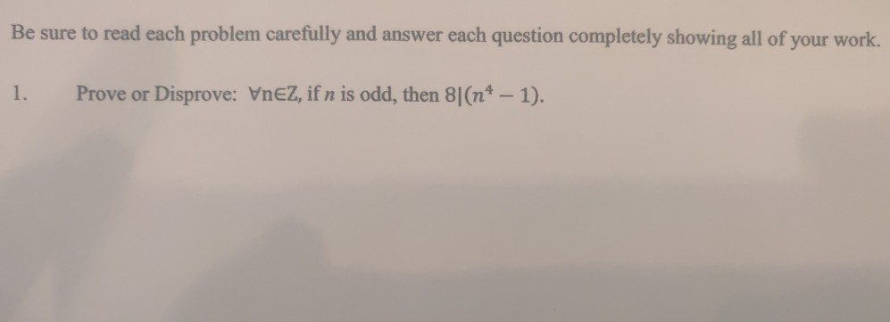 Solved Be sure to read each problem carefully and answer | Chegg.com