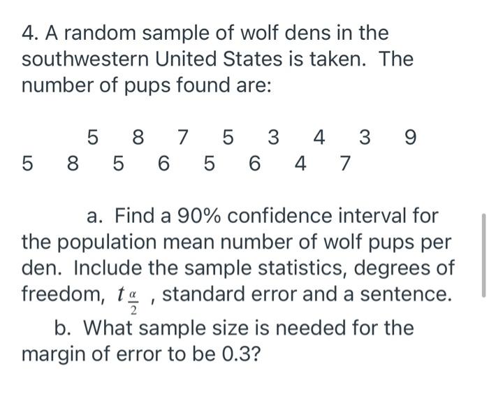 solved-4-a-random-sample-of-wolf-dens-in-the-southwestern-chegg