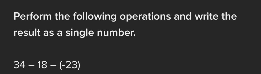 Solved Perform the following operations and write the result | Chegg.com
