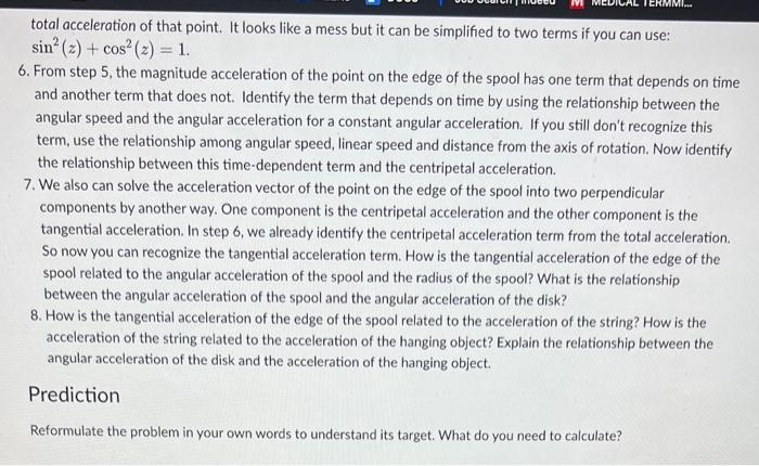 Conversion Between Angular and Linear Acceleration - | Chegg.com