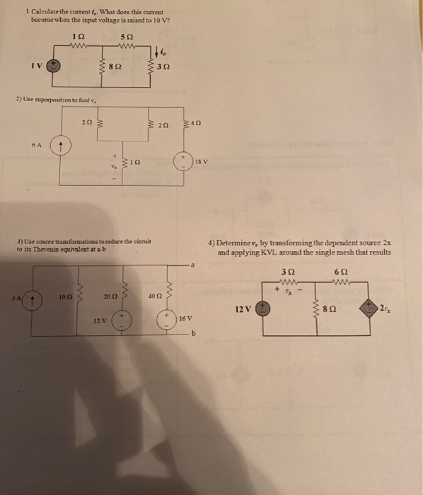 Solved 1 Calculate the current / What does this current | Chegg.com