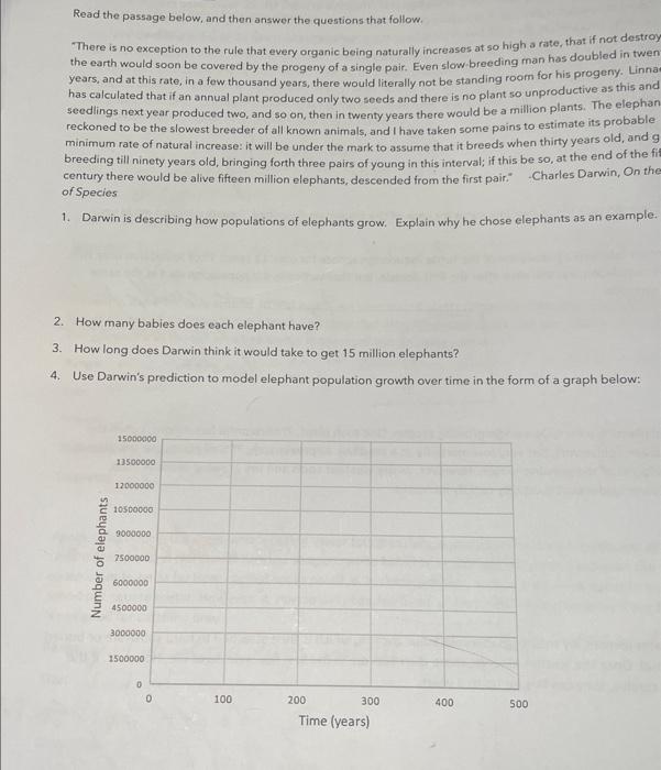 Solved Read the passage below, and then answer the questions | Chegg.com
