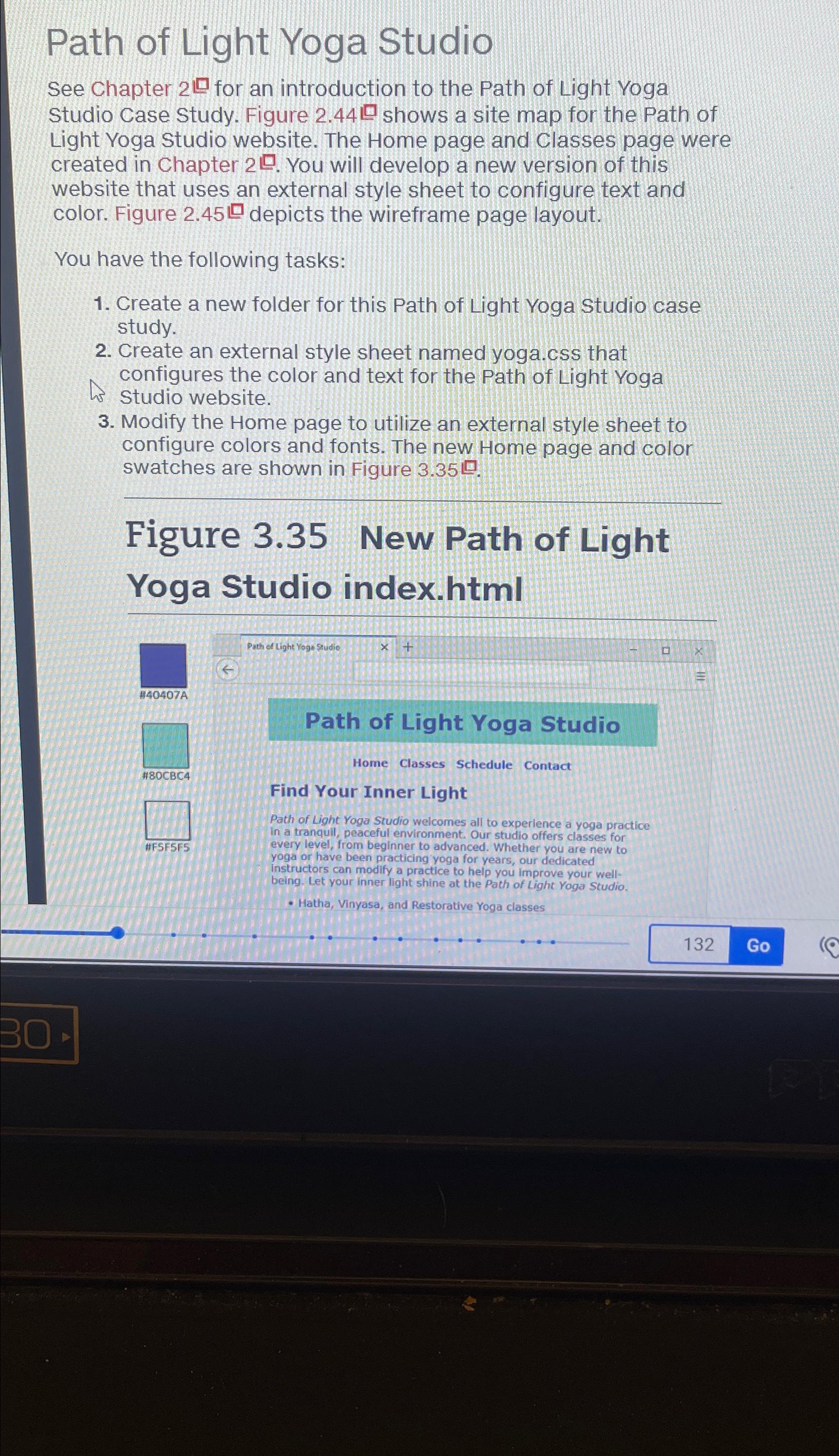 path of light yoga studio case study chapter 2