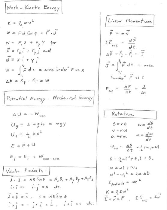 kinematics equations for projectile motion