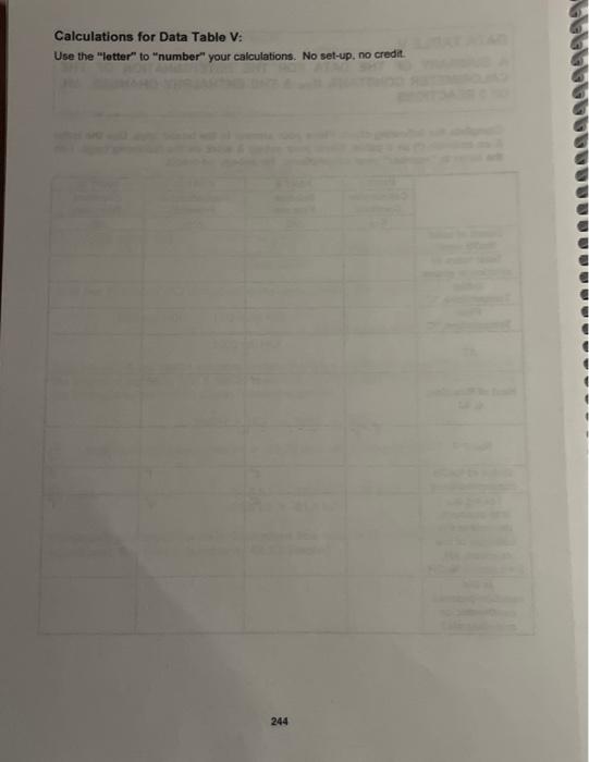 Please help to solve the data table and the | Chegg.com