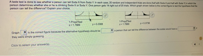 solved-a-taste-test-is-done-to-see-whether-a-person-can-tell-chegg