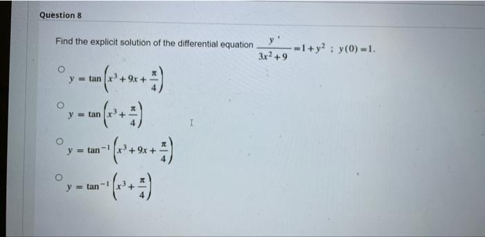 Solved Question 6 Given The Logistic Differential Equation | Chegg.com