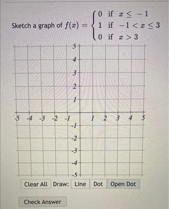 Solved Sketch a graph of f(x) 0 if x