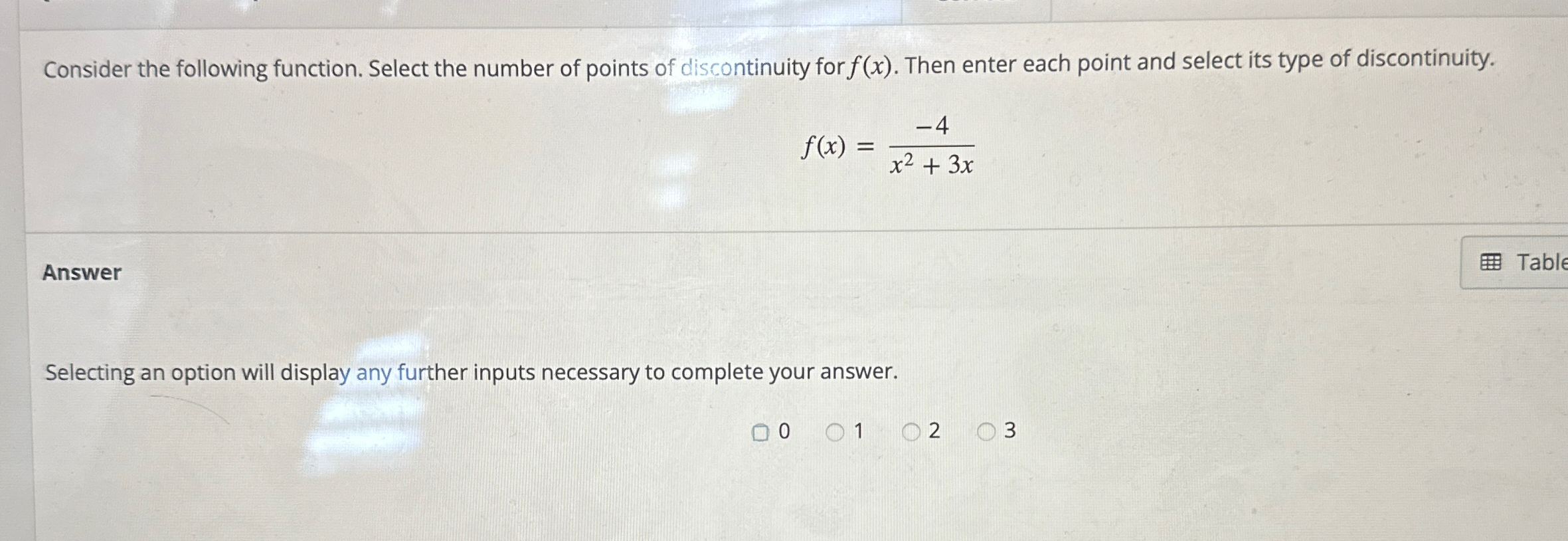 [solved] Consider The Following Function Select The Number