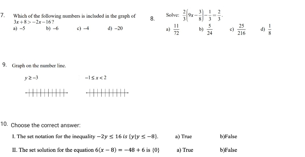 Solve 2 3 9