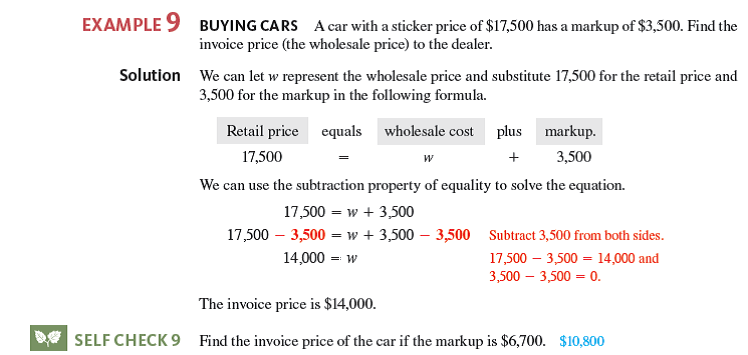 Markup And Markdown Example Problems