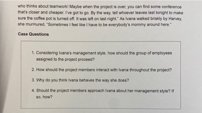 Solved Chapter Review Case Study 2 ICS, Inc. Ivana is the | Chegg.com