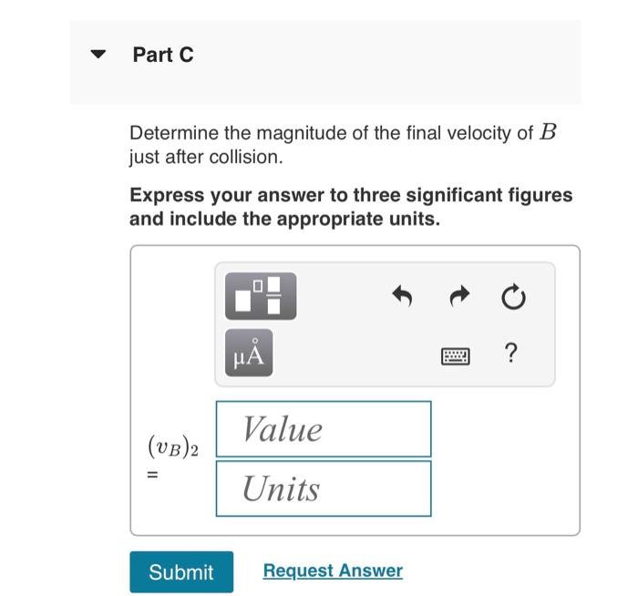 Solved Two Smooth Disks A And B Each Have A Mass Of 0.5 Kg. | Chegg.com