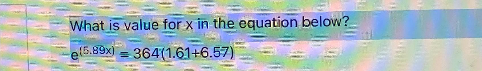 solved-what-is-value-for-x-in-the-equation-chegg