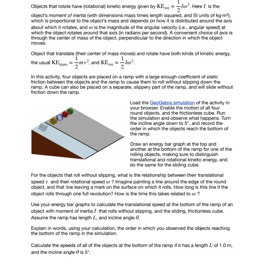 Block Sliding Down Ramp With Friction – GeoGebra