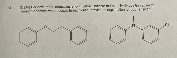Solved ( 8pts) For both of the structures shown below, | Chegg.com