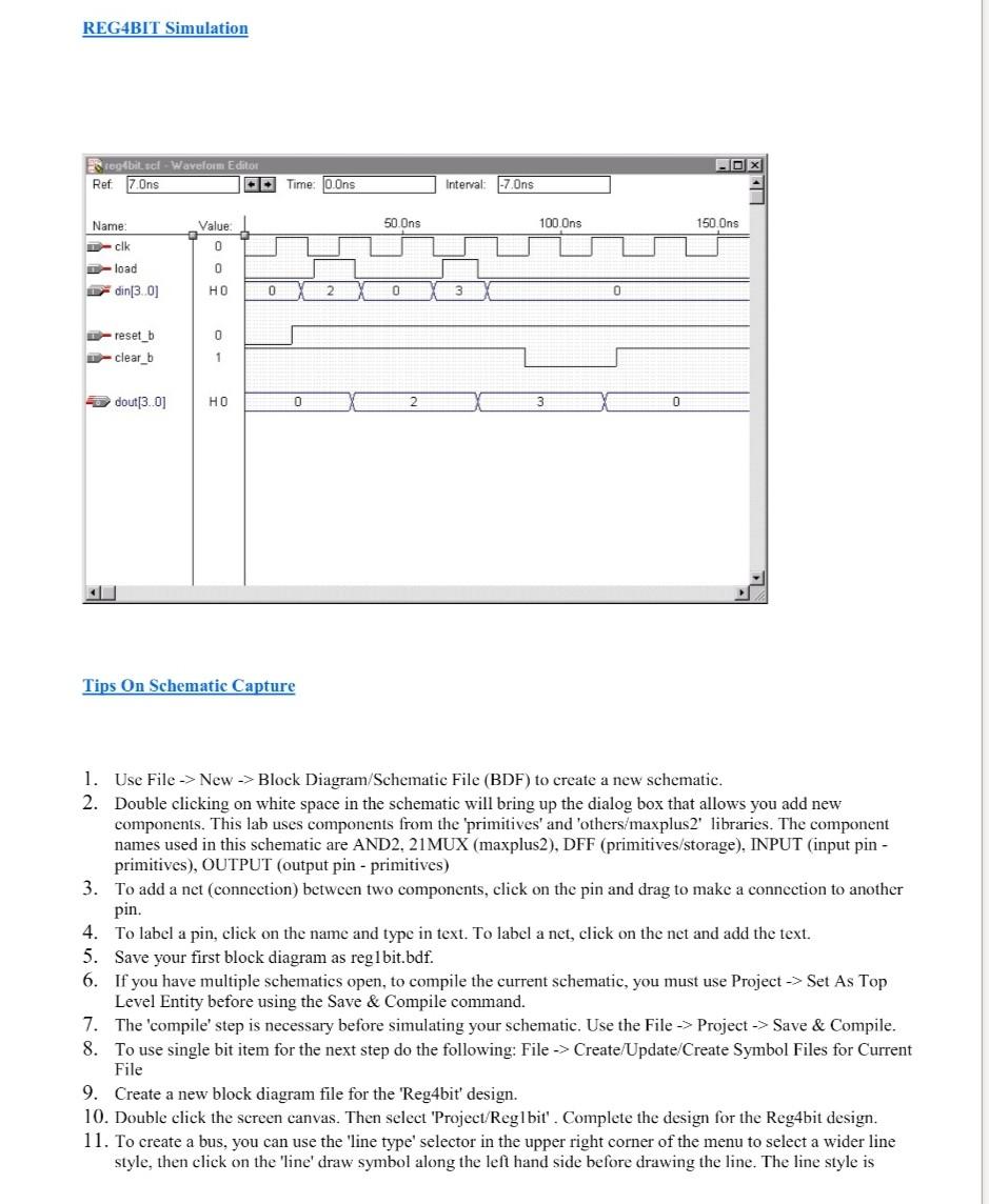 Solved Lab \#1 Introduction To Quartus Schematic | Chegg.com