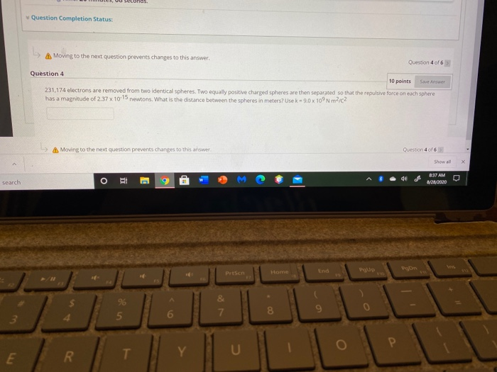 Solved Question Completion Status: Moving to the next | Chegg.com