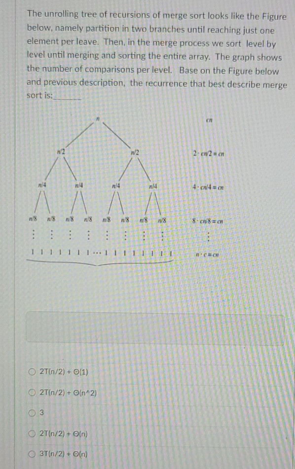 Solved We have established the recurrence for the Strassen's | Chegg.com