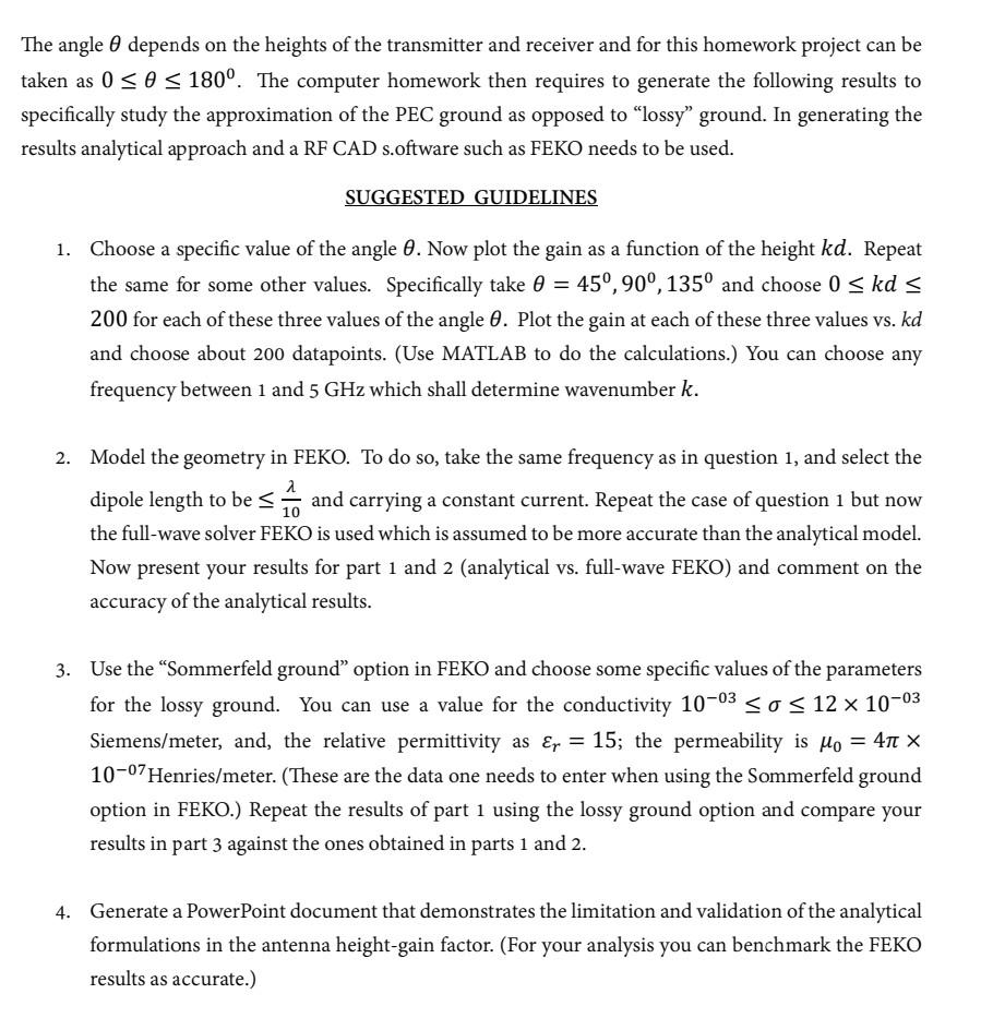 Solved Analysis of Antenna HeightGain Factor in Wireless