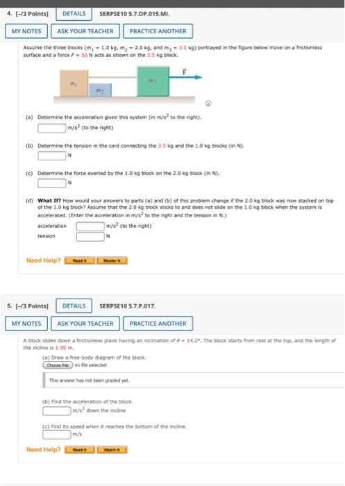 Solved 4. [-/3 Points) DETAILS SERPSE10 5.7.OP.015.MI. MY | Chegg.com