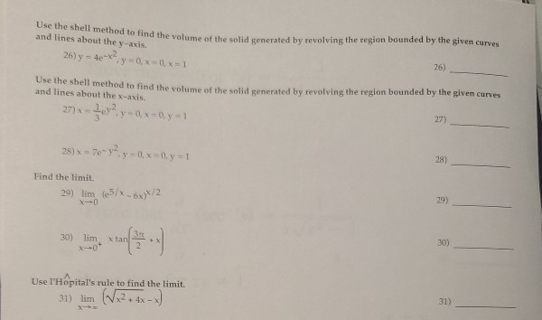 Solved I really need help with all problems that are | Chegg.com