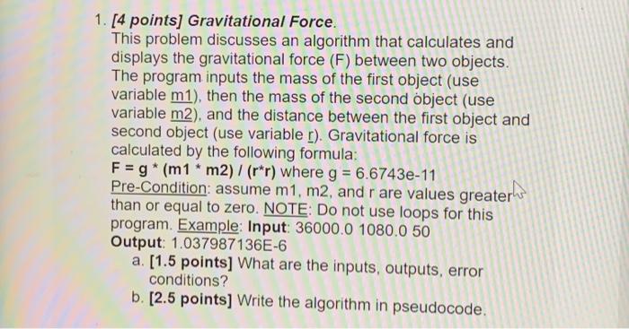 Solved How would i write a pseudocode for Java for this | Chegg.com