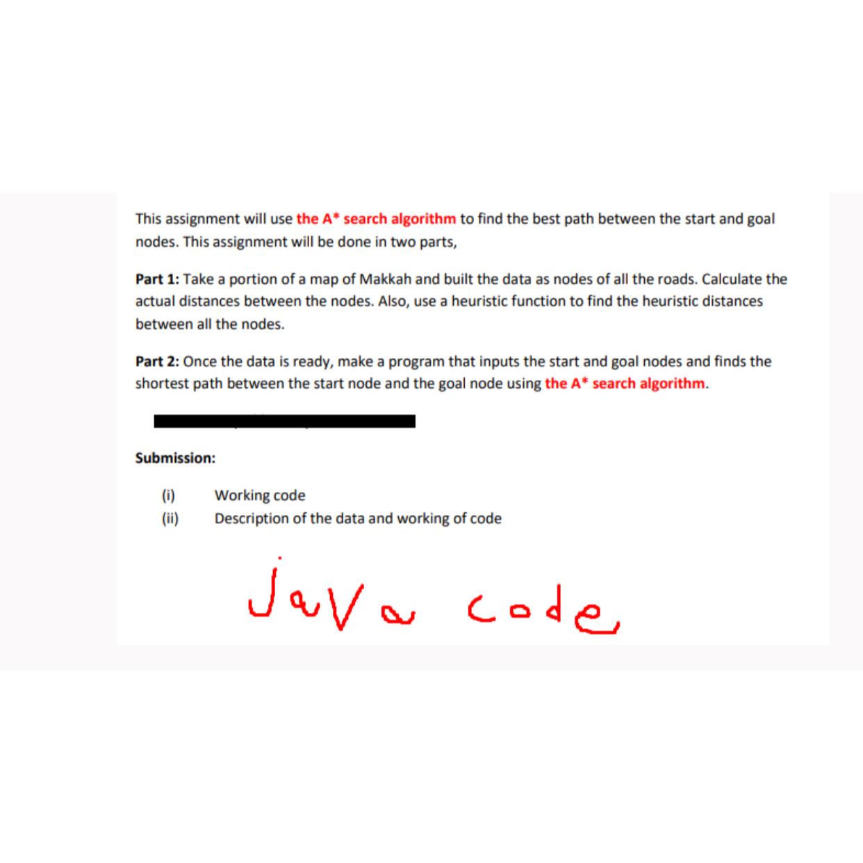Solved This assignment will use the A** ﻿search algorithm to | Chegg.com